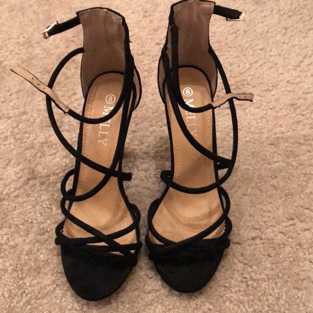 Strapped heels